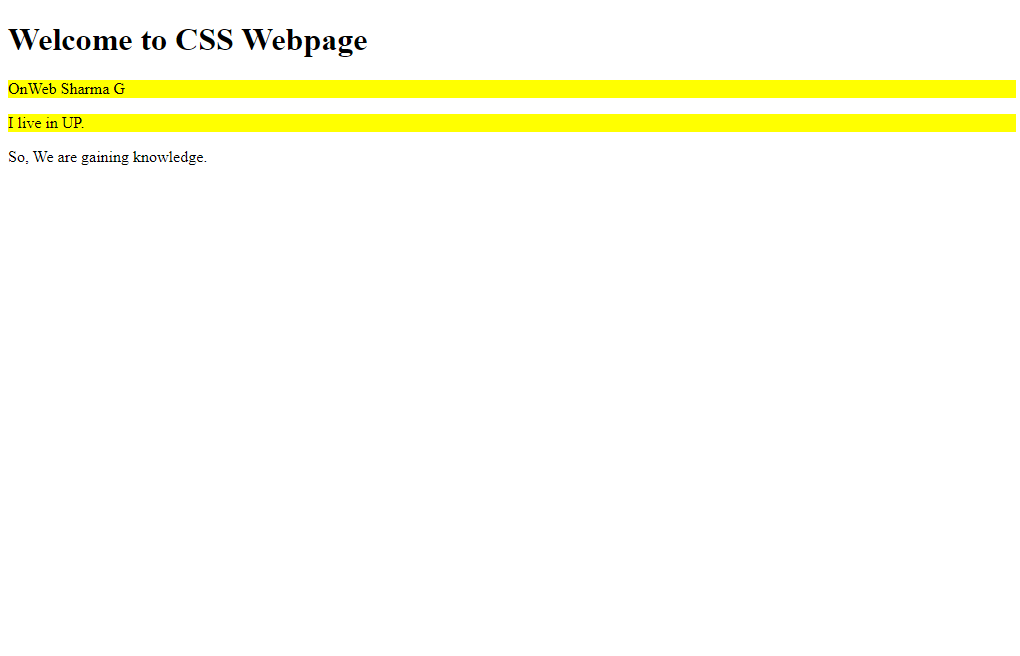 CSS Universal with div 1 CSS 02 Uni with div Image