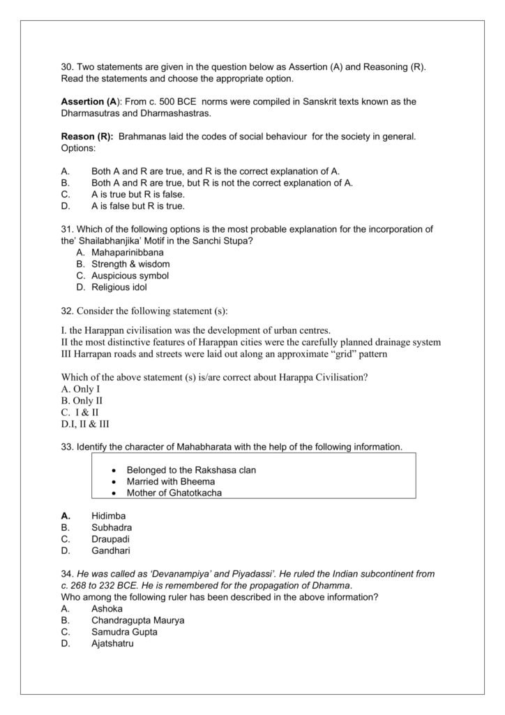 CBSE Class 12 History Sample Question Paper 2022 6 History SQP 06