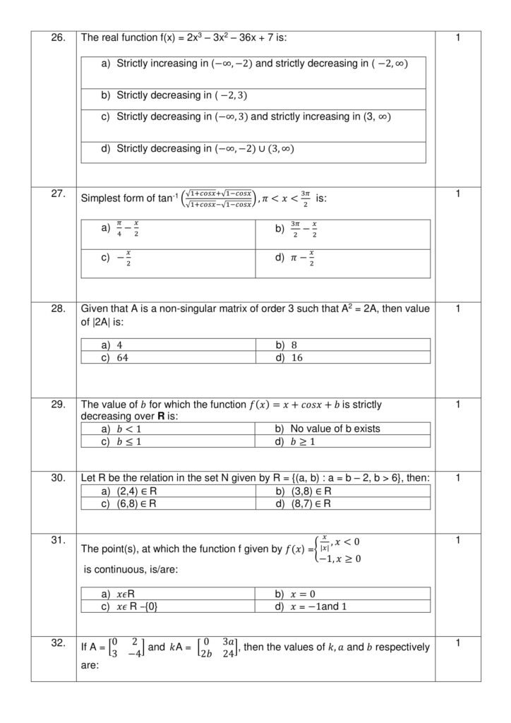 Maths SQP 5