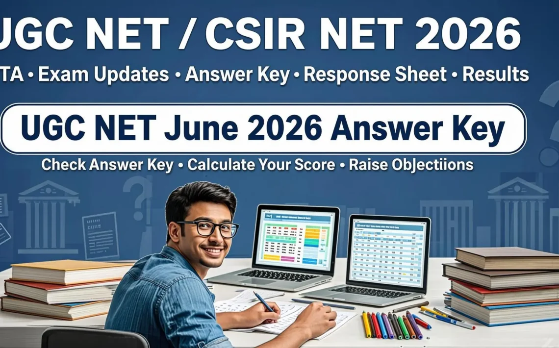 UGC NET June 2026 Answer Key, response sheet and objection process