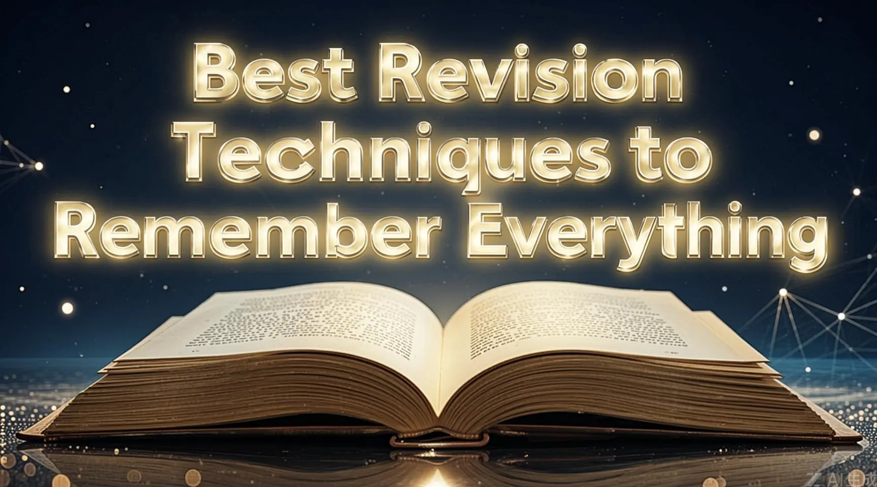 Student using the best revision techniques to remember everything with flashcards, notes, and a laptop on a desk.
