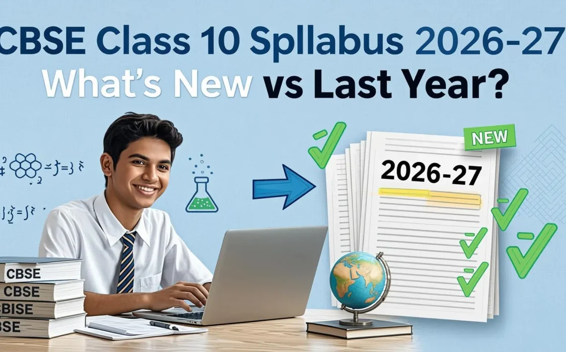 CBSE Class 10 Syllabus 2026-27: What's New vs Last Year