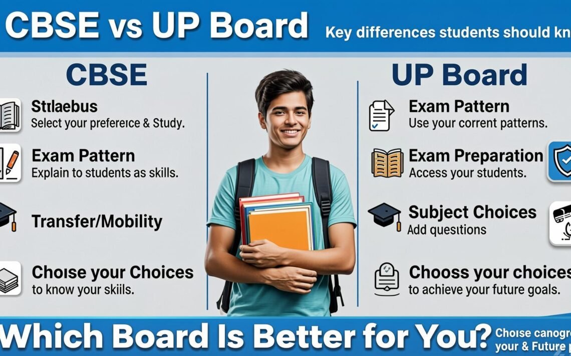 CBSE vs UP Board: Key Differences Students Should Know