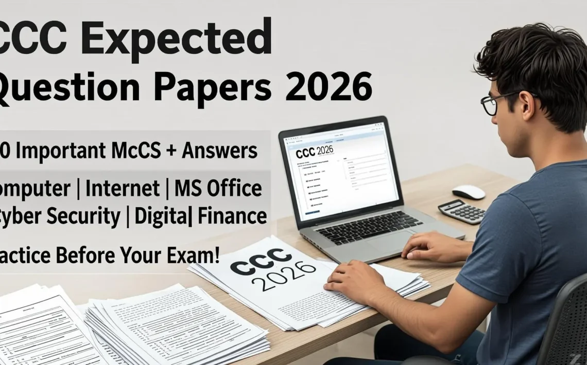 CCC Expected Question Papers covering chapter-wise MCQs and full-length practice test for NIELIT exam preparation