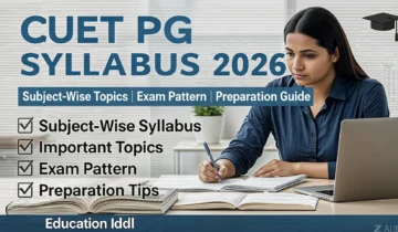 CUET PG Syllabus 2026 subject-wise details and exam pattern overview