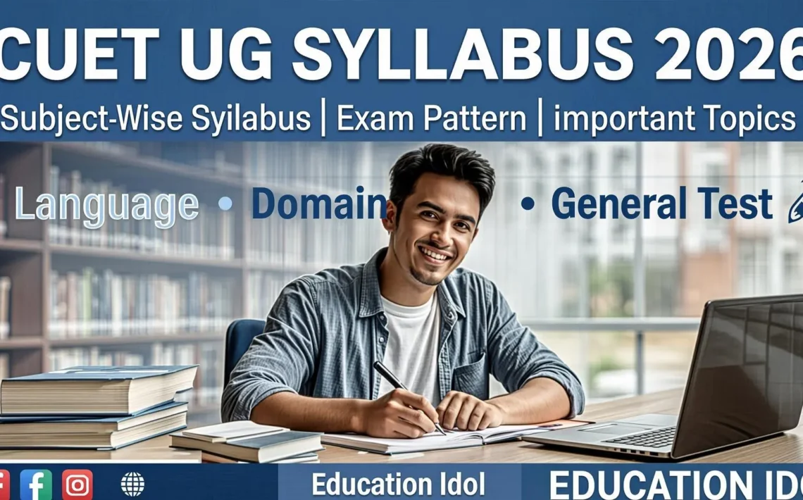 CUET UG Syllabus 2026 – Subject-Wise Syllabus & Exam Pattern
