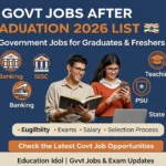 Govt Jobs After Graduation 2026 List