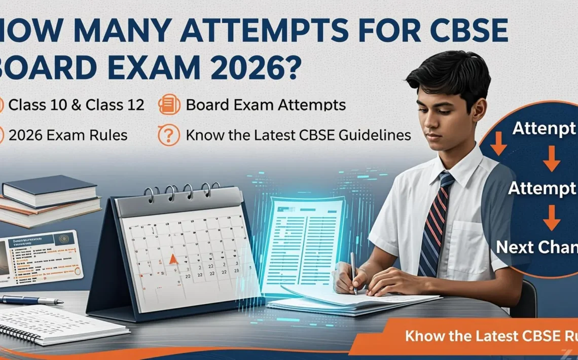 How Many Attempts in CBSE Board Exam 2026?