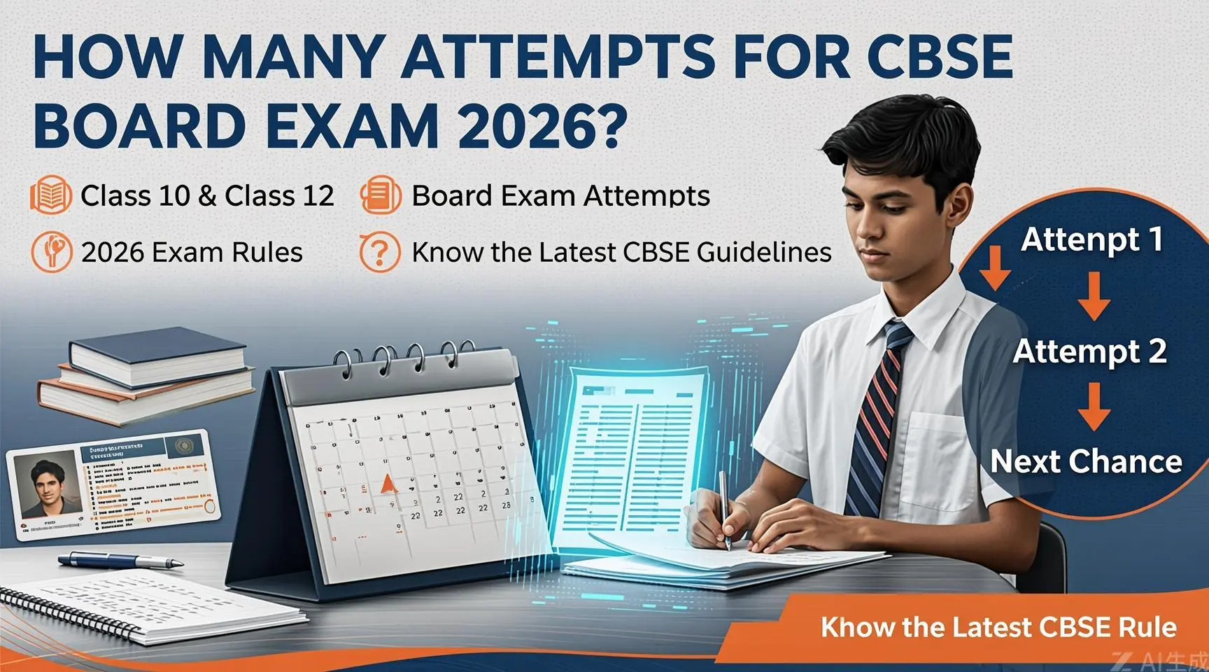 How Many Attempts in CBSE Board Exam 2026?