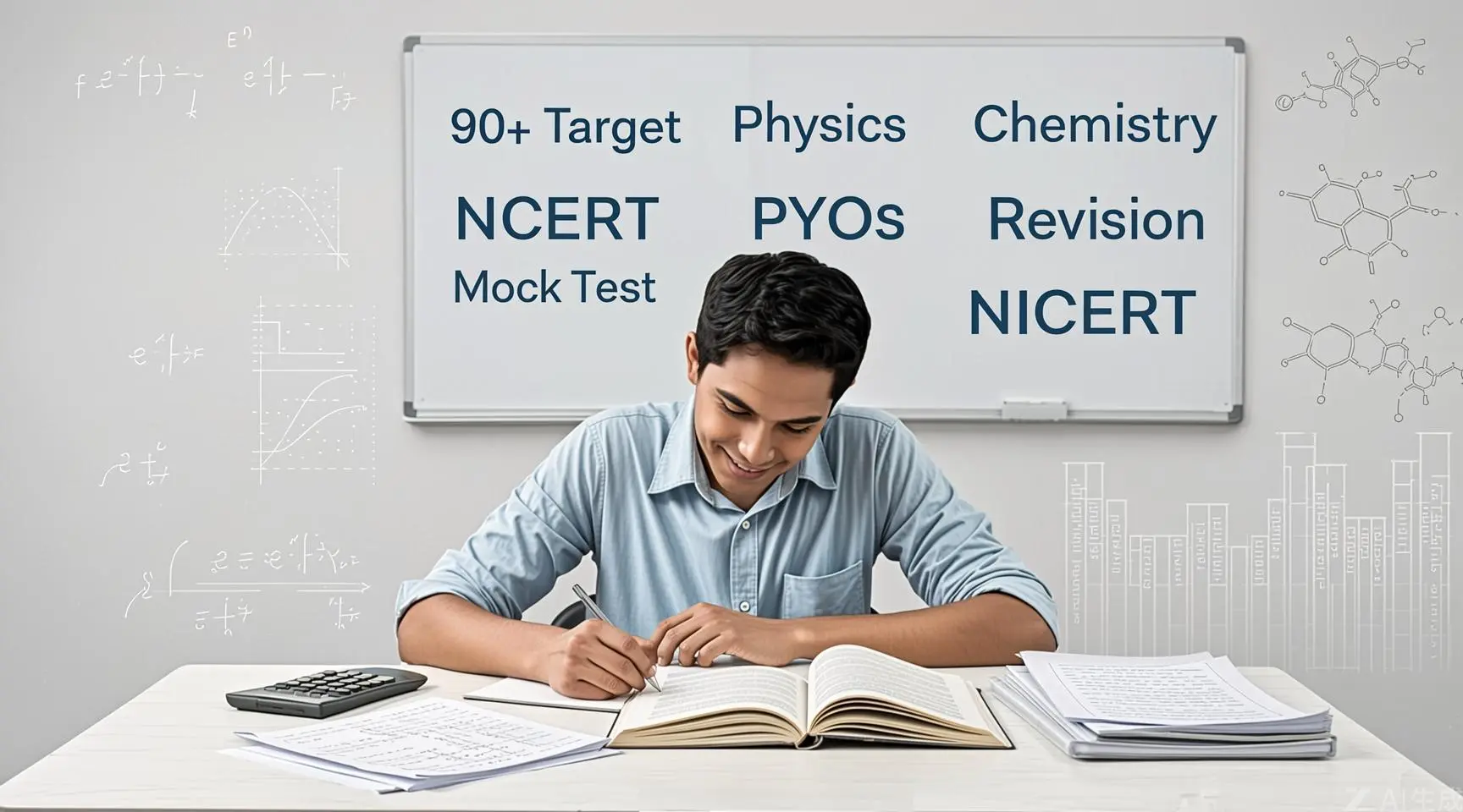 how to score 90 in class 12 physics chemistry