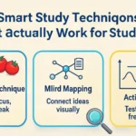Student using smart study techniques for effective learning and better exam preparation.