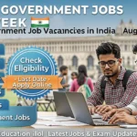 Top 10 Government Jobs This Week in India