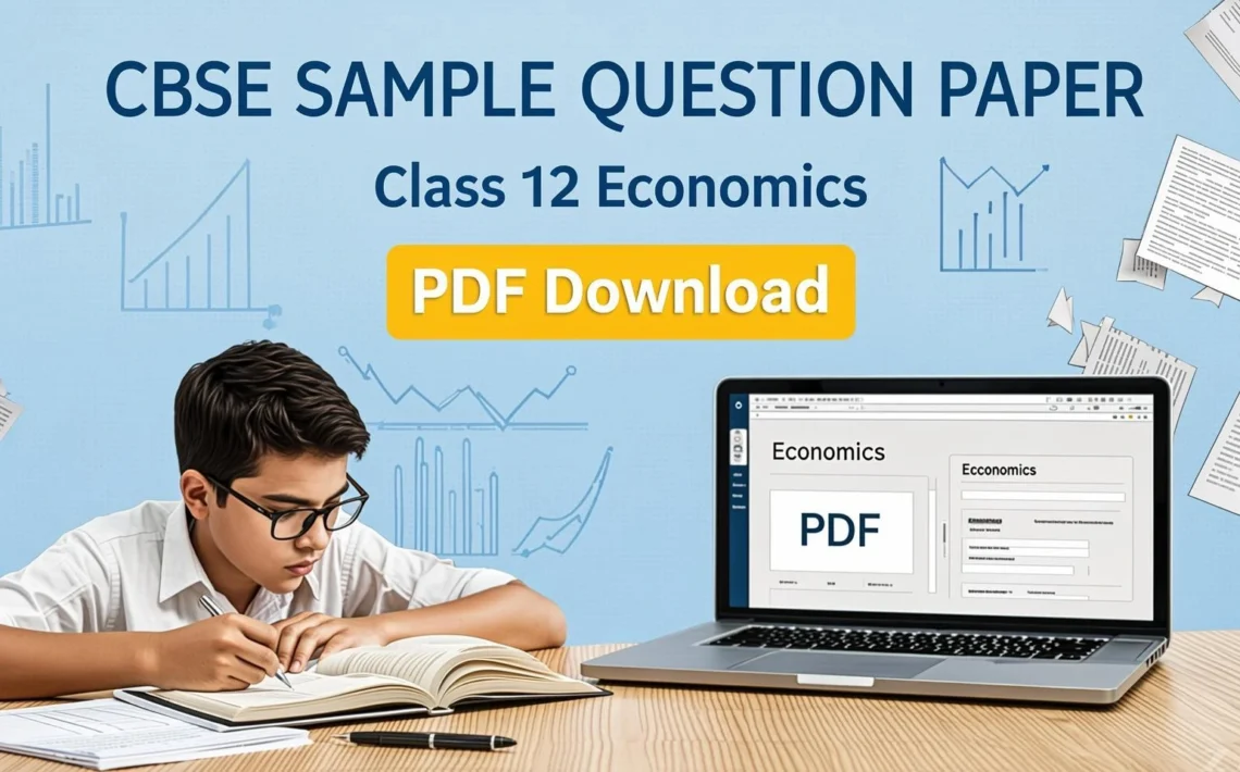 CBSE Sample Question Paper Class 12 Economics PDF Download for 2026-27 Exam 2 CBSE Sample Question Paper Class 12 Economics PDF Download