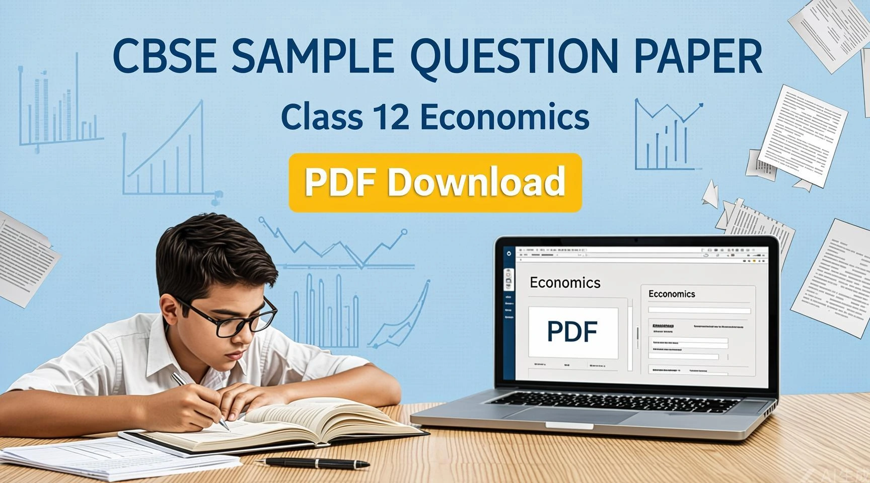 CBSE Sample Question Paper Class 12 Economics PDF Download for 2026-27 Exam 1 CBSE Sample Question Paper Class 12 Economics PDF Download