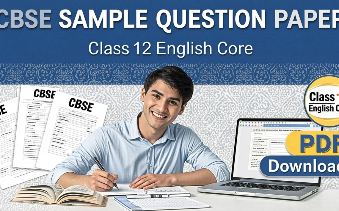 CBSE Sample Question Paper Class 12 English Core PDF Download for Session 1 Preview of the CBSE Sample Question Paper Class 12 English Core PDF Download with important questions and exam pattern.