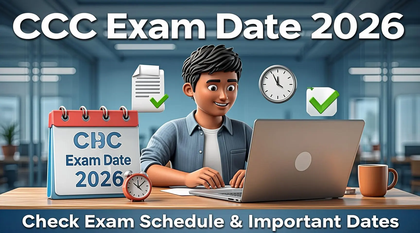 CCC Exam Date 2026: Complete Exam Schedule, Admit Card & Important Dates 1 CCC Exam Date 2026 and NIELIT CCC exam schedule